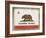 California Flag-Ken Hurd-Framed Giclee Print