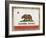 California Flag-Ken Hurd-Framed Giclee Print