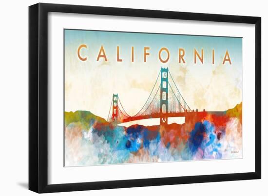 California Gate-Dan Meneely-Framed Art Print