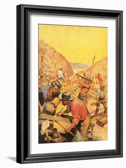 California Goldrush-McConnell-Framed Giclee Print