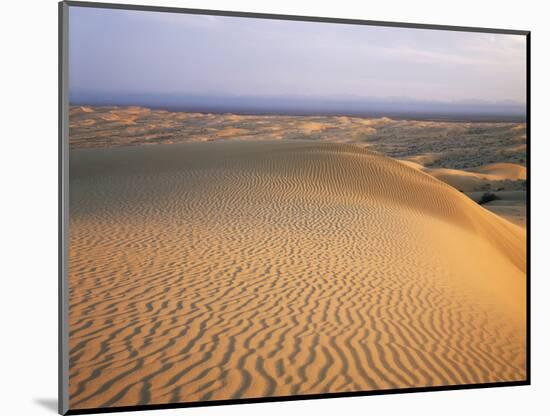 California, Imperial Sand Dunes, Patterns of Glamis Sand Dunes-Christopher Talbot Frank-Mounted Photographic Print