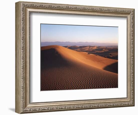 California, Imperial Sand Dunes, Tracks across Glamis Sand Dunes-Christopher Talbot Frank-Framed Photographic Print