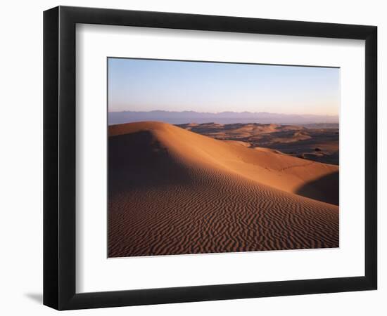 California, Imperial Sand Dunes, Tracks across Glamis Sand Dunes-Christopher Talbot Frank-Framed Photographic Print