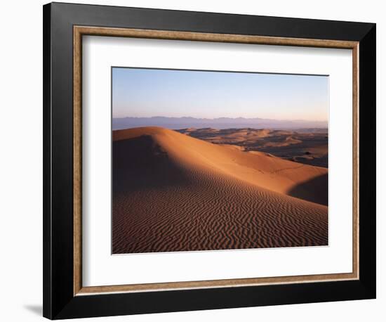 California, Imperial Sand Dunes, Tracks across Glamis Sand Dunes-Christopher Talbot Frank-Framed Photographic Print