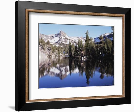 California, Inyo Nf, Mammoth Lakes, Reflection in Skelton Lake-Christopher Talbot Frank-Framed Photographic Print
