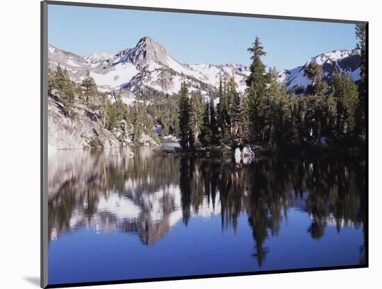 California, Inyo Nf, Mammoth Lakes, Reflection in Skelton Lake-Christopher Talbot Frank-Mounted Photographic Print