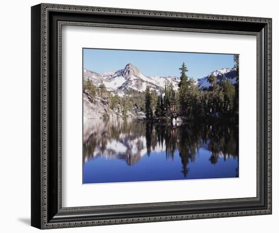 California, Inyo Nf, Mammoth Lakes, Reflection in Skelton Lake-Christopher Talbot Frank-Framed Photographic Print