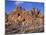 California, Joshua Tree National Park, Joshua Trees and Monzonite Granite Boulders at Hidden Valley-John Barger-Mounted Photographic Print