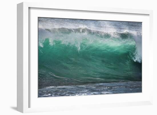 California, La Jolla. Shorebreak Wave-Jaynes Gallery-Framed Photographic Print