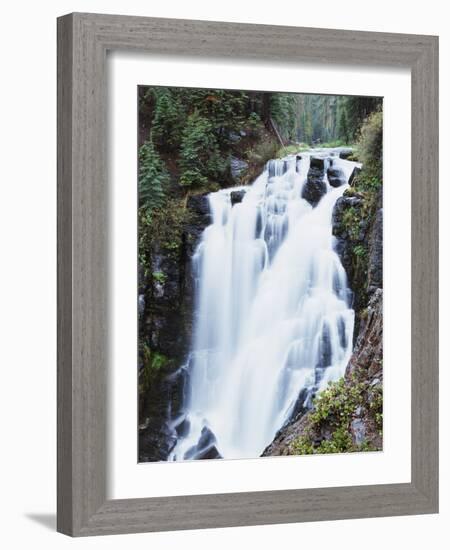 California, Lassen Volcanic National Park, Kings Creek Falls-Christopher Talbot Frank-Framed Photographic Print