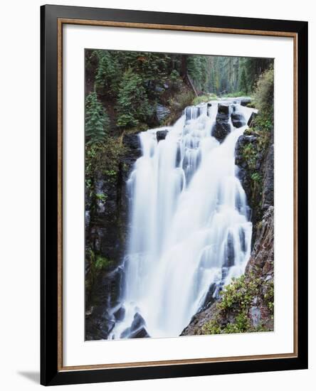 California, Lassen Volcanic National Park, Kings Creek Falls-Christopher Talbot Frank-Framed Photographic Print