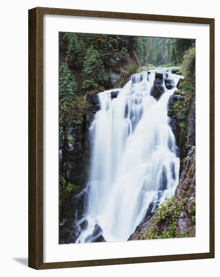 California, Lassen Volcanic National Park, Kings Creek Falls-Christopher Talbot Frank-Framed Photographic Print