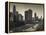 California, Los Angeles, Downtown and Rt, 110 Harbor Freeway, USA-Walter Bibikow-Framed Premier Image Canvas