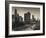 California, Los Angeles, Downtown and Rt, 110 Harbor Freeway, USA-Walter Bibikow-Framed Photographic Print