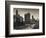 California, Los Angeles, Downtown and Rt, 110 Harbor Freeway, USA-Walter Bibikow-Framed Photographic Print