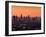 California, Los Angeles, Downtown from Hollywood Bowl Overlook, Dawn, USA-Walter Bibikow-Framed Photographic Print