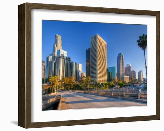 California, Los Angeles, Downtown, USA-Alan Copson-Framed Photographic Print