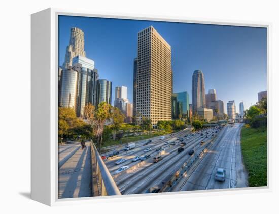 California, Los Angeles, Downtown, USA-Alan Copson-Framed Premier Image Canvas