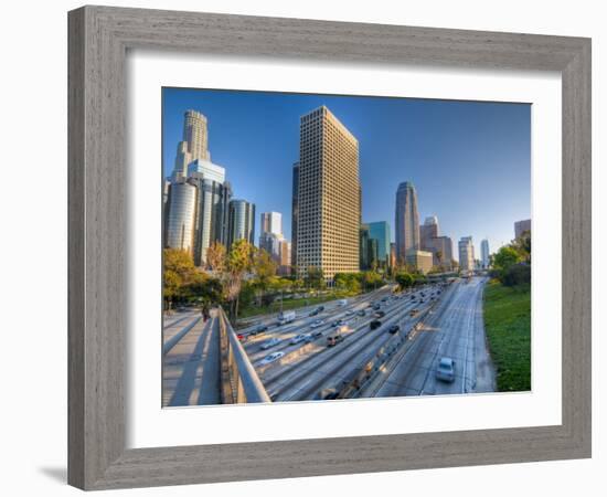 California, Los Angeles, Downtown, USA-Alan Copson-Framed Photographic Print