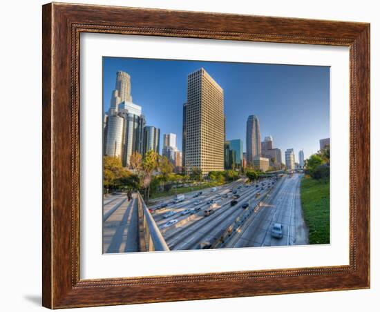 California, Los Angeles, Downtown, USA-Alan Copson-Framed Photographic Print