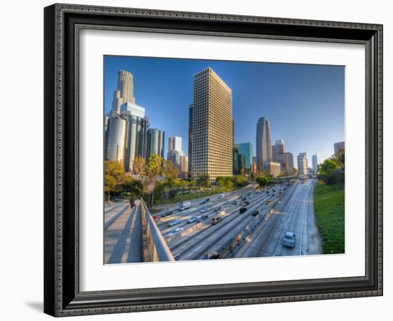 California, Los Angeles, Downtown, USA-Alan Copson-Framed Photographic Print