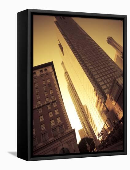 California, Los Angeles, Downtown, USA-Alan Copson-Framed Premier Image Canvas