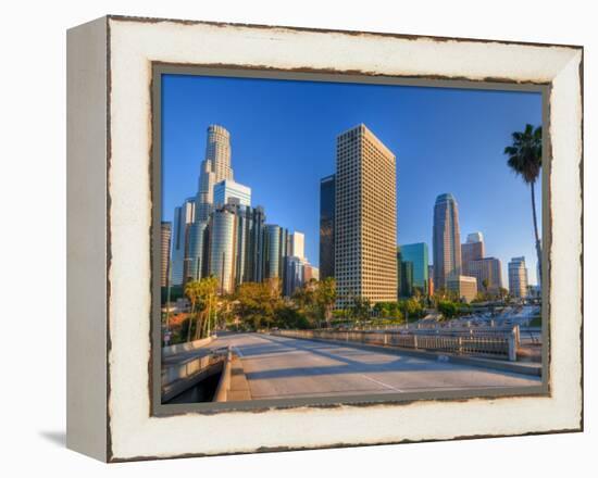 California, Los Angeles, Downtown, USA-Alan Copson-Framed Premier Image Canvas