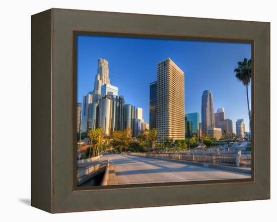 California, Los Angeles, Downtown, USA-Alan Copson-Framed Premier Image Canvas