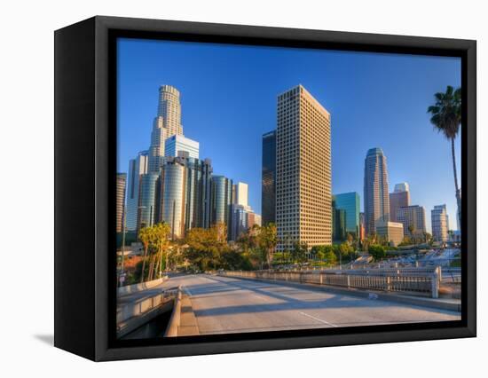 California, Los Angeles, Downtown, USA-Alan Copson-Framed Premier Image Canvas