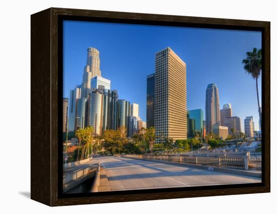 California, Los Angeles, Downtown, USA-Alan Copson-Framed Premier Image Canvas