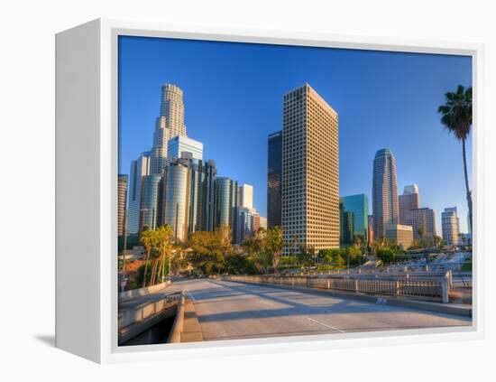 California, Los Angeles, Downtown, USA-Alan Copson-Framed Premier Image Canvas