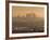 California, Los Angeles, Downtown View from Baldwin Hills, Sunrise, USA-Walter Bibikow-Framed Photographic Print