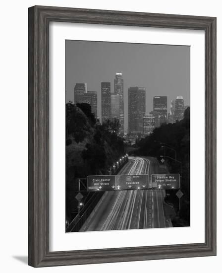 California, Los Angeles, Route 110, USA-Alan Copson-Framed Photographic Print