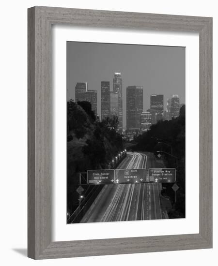 California, Los Angeles, Route 110, USA-Alan Copson-Framed Photographic Print