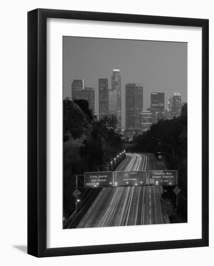 California, Los Angeles, Route 110, USA-Alan Copson-Framed Photographic Print