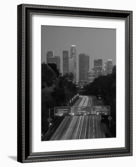 California, Los Angeles, Route 110, USA-Alan Copson-Framed Photographic Print