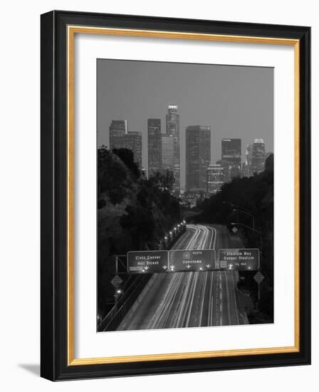 California, Los Angeles, Route 110, USA-Alan Copson-Framed Photographic Print