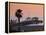 California, Los Angeles, Santa Monica, Santa Monica Pier, Dusk, USA-Walter Bibikow-Framed Premier Image Canvas