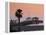 California, Los Angeles, Santa Monica, Santa Monica Pier, Dusk, USA-Walter Bibikow-Framed Premier Image Canvas