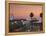 California, Los Angeles, Santa Monica, Santa Monica Pier, Dusk, USA-Walter Bibikow-Framed Premier Image Canvas