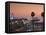 California, Los Angeles, Santa Monica, Santa Monica Pier, Dusk, USA-Walter Bibikow-Framed Premier Image Canvas