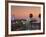 California, Los Angeles, Santa Monica, Santa Monica Pier, Dusk, USA-Walter Bibikow-Framed Photographic Print