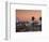 California, Los Angeles, Santa Monica, Santa Monica Pier, Dusk, USA-Walter Bibikow-Framed Photographic Print