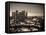 California, Los Angeles, Skyline of Downtown Los Angeles, USA-Michele Falzone-Framed Premier Image Canvas