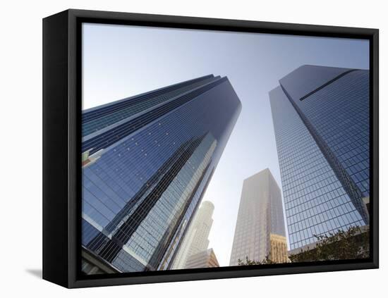 California, Los Angeles, Skyscrapers in Downtown Los Angeles, USA-Michele Falzone-Framed Premier Image Canvas