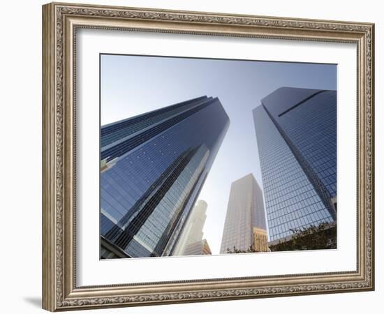 California, Los Angeles, Skyscrapers in Downtown Los Angeles, USA-Michele Falzone-Framed Photographic Print