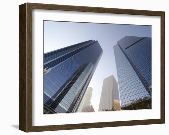 California, Los Angeles, Skyscrapers in Downtown Los Angeles, USA-Michele Falzone-Framed Photographic Print