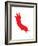 California Love (red on white)-Ashkahn-Framed Art Print