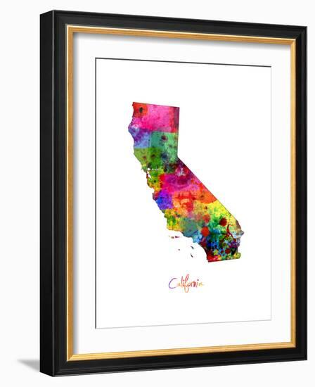California Map-Michael Tompsett-Framed Art Print