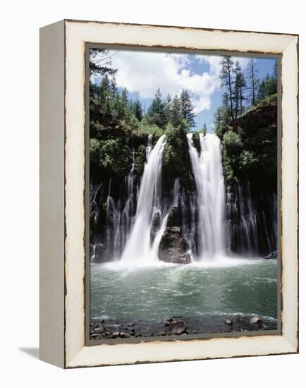 California, Mcarthur–Burney Falls Memorial State Park, Burney Falls-Christopher Talbot Frank-Framed Premier Image Canvas